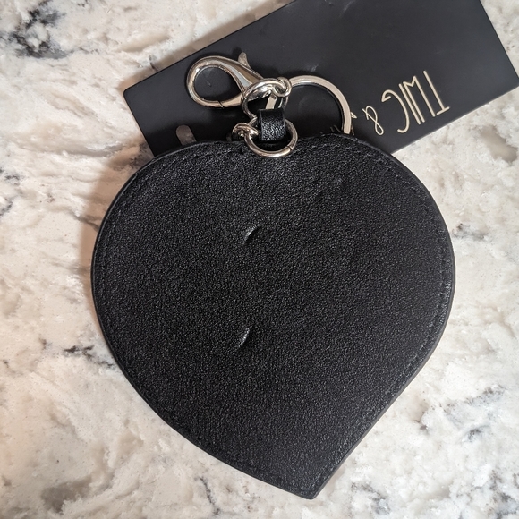 "Nice Try" heart shaped keychain - Picture 2 of 2